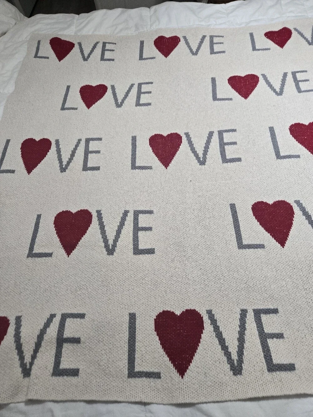 RACHEL ROY VALENTINES HEARTS THROW BLANKET